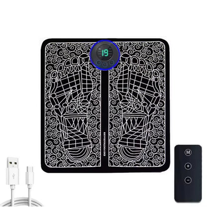 EMS Foot Massager with Remote Control Relaxation Pads Electric Massage Tool to Relieve Sore feet